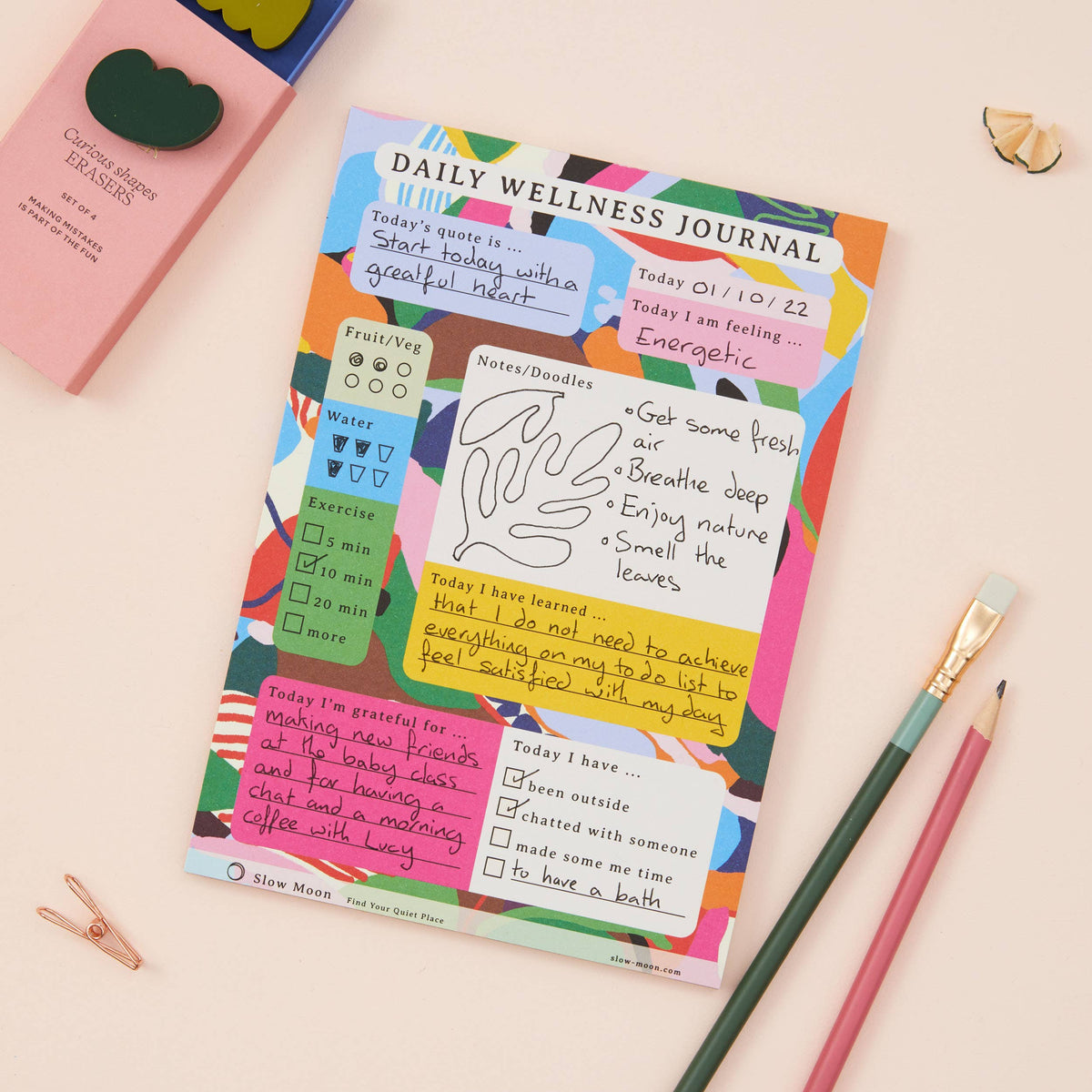 Daily Wellness Journal - A5 - BohoDreaming
