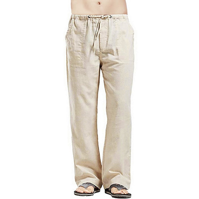 Men's Linen Blend Pants - BohoDreaming