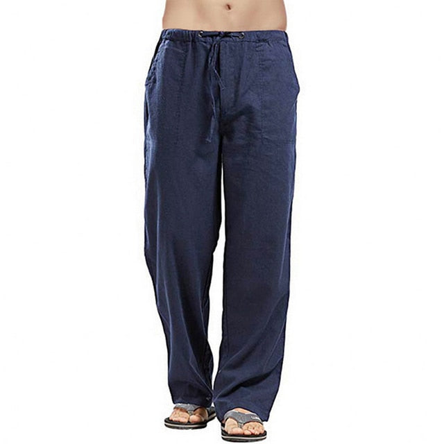 Men's Linen Blend Pants - BohoDreaming