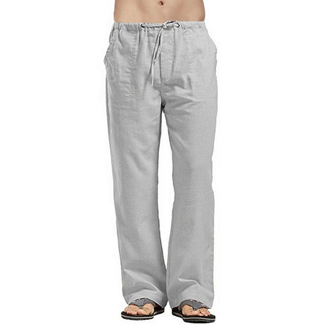 Men's Linen Blend Pants - BohoDreaming