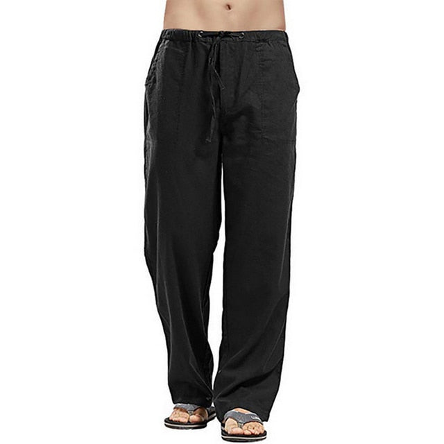Men's Linen Blend Pants - BohoDreaming