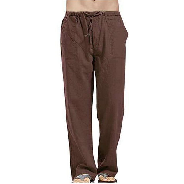 Men's Linen Blend Pants - BohoDreaming