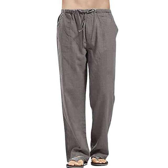 Men's Linen Blend Pants - BohoDreaming