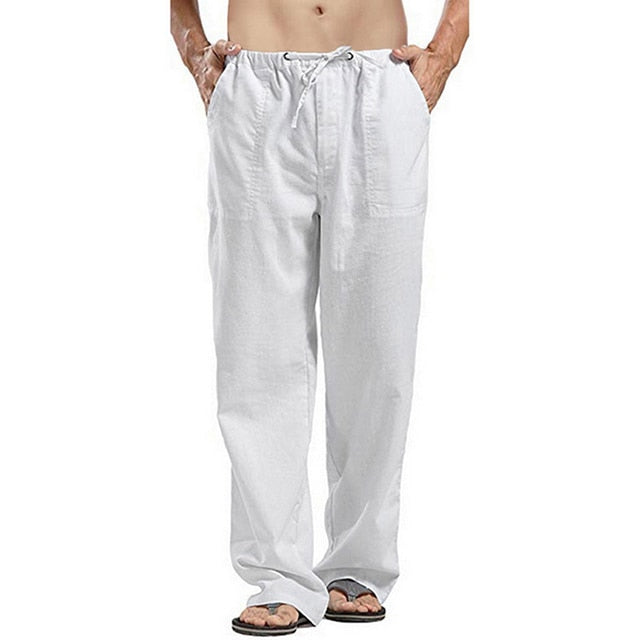 Men's Linen Blend Pants - BohoDreaming