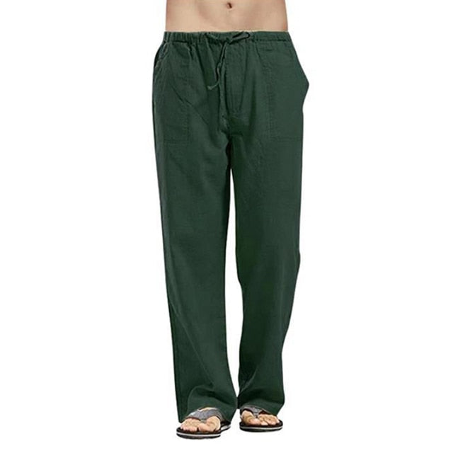 Men's Linen Blend Pants - BohoDreaming