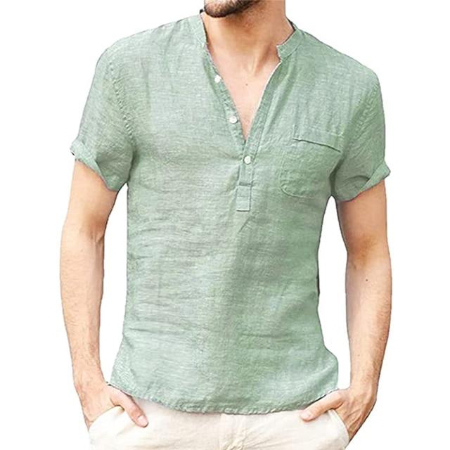 Boho Men's Casual Cotton Shirts (Plus size included) - BohoDreaming