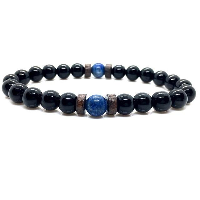 Jewellery - Lava Stone and Wooden Bead Boho Bracelets - BohoDreaming