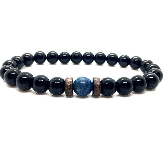 Jewellery - Lava Stone and Wooden Bead Boho Bracelets - BohoDreaming