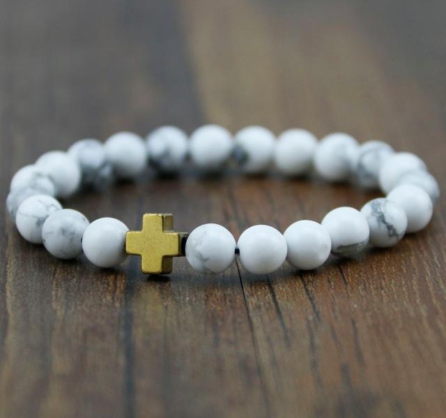 Jewellery - Mens Yoga 8mm Lava Stone Beads - BohoDreaming