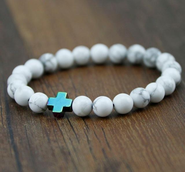 Jewellery - Mens Yoga 8mm Lava Stone Beads - BohoDreaming