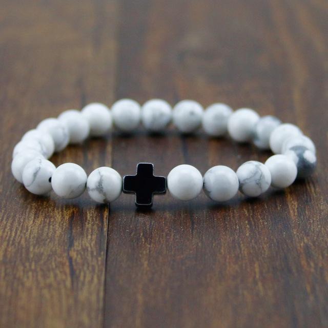 Jewellery - Mens Yoga 8mm Lava Stone Beads - BohoDreaming