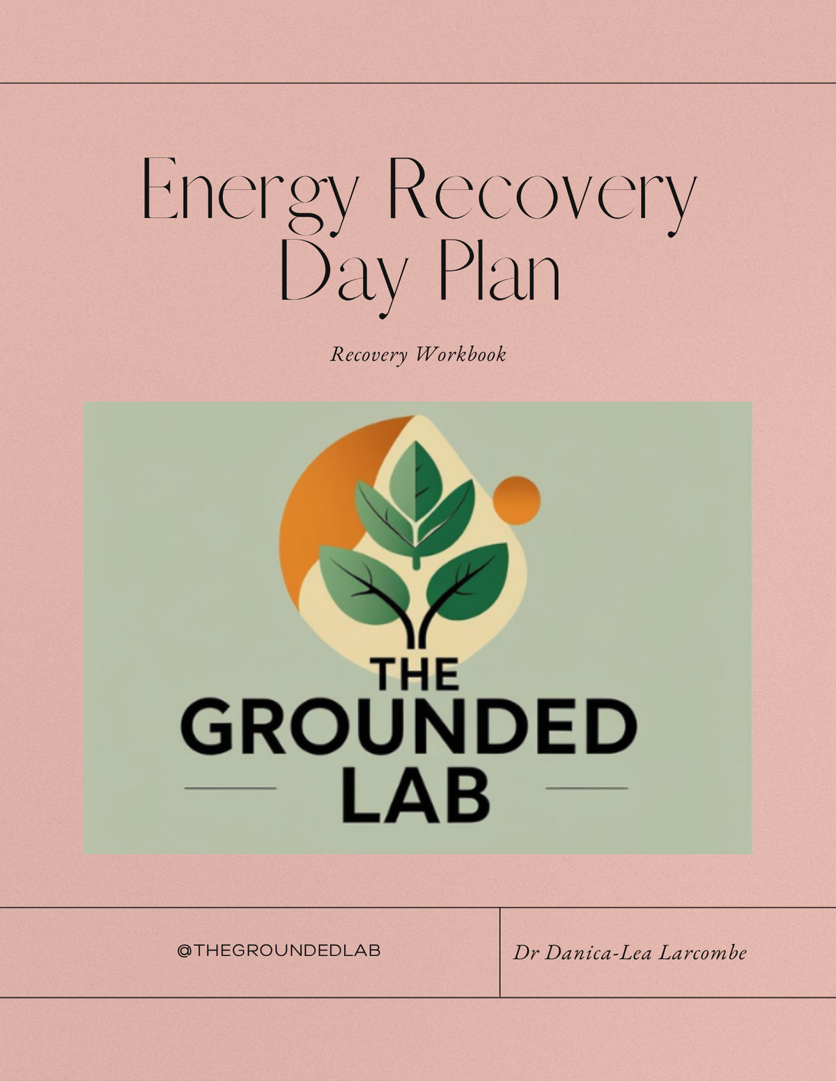 Energy Recovery Day Plan