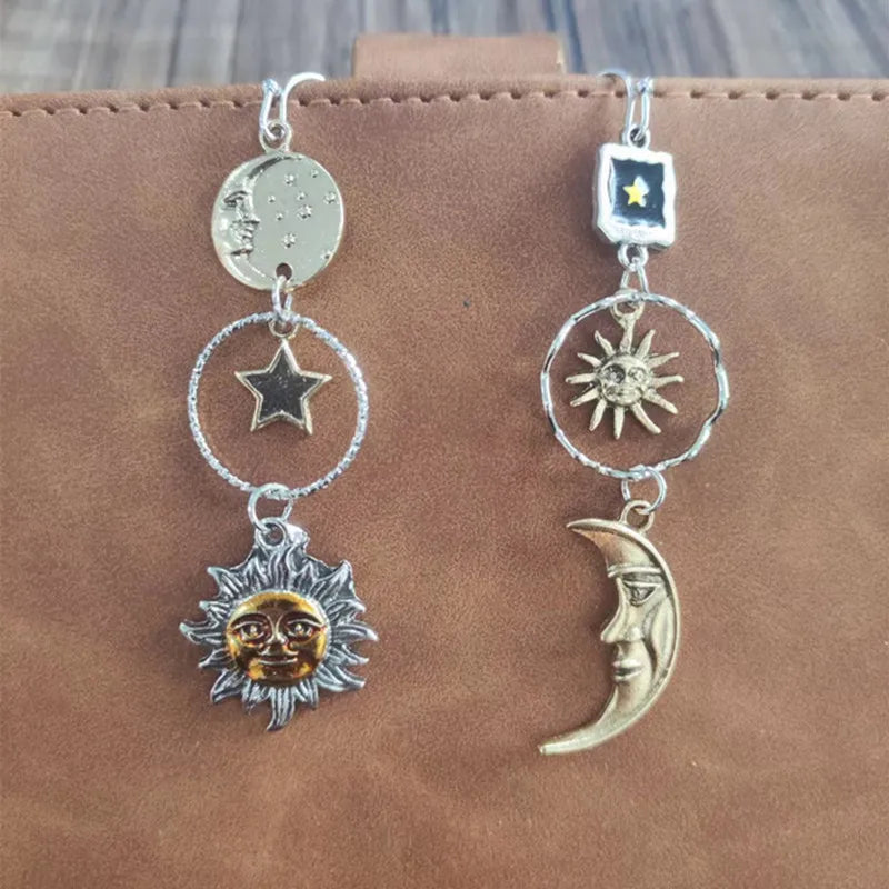 Jewellery - Vintage Sun Moon Pendant Earrings - New