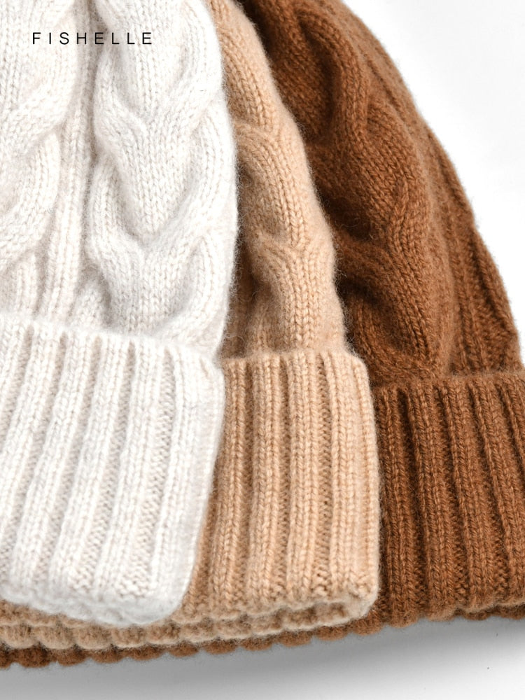 Boho Warm Knitted Wool Beanie