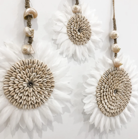 Cowrie & Feather Juju (Set of 3) - New