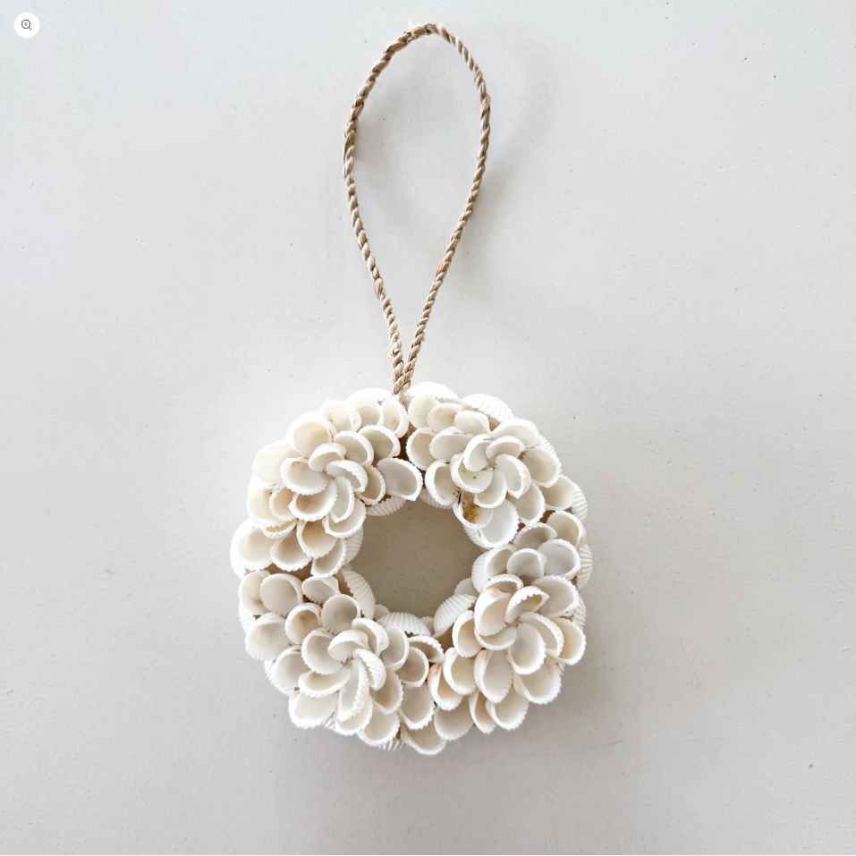Shell Wreath Hanging Ornament - New