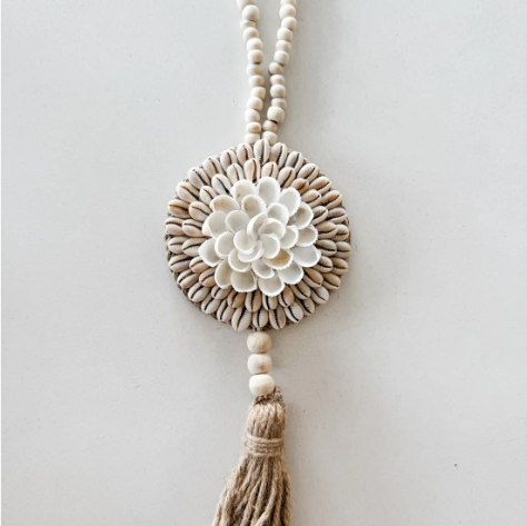 Shell Shield Flower Tassel - New