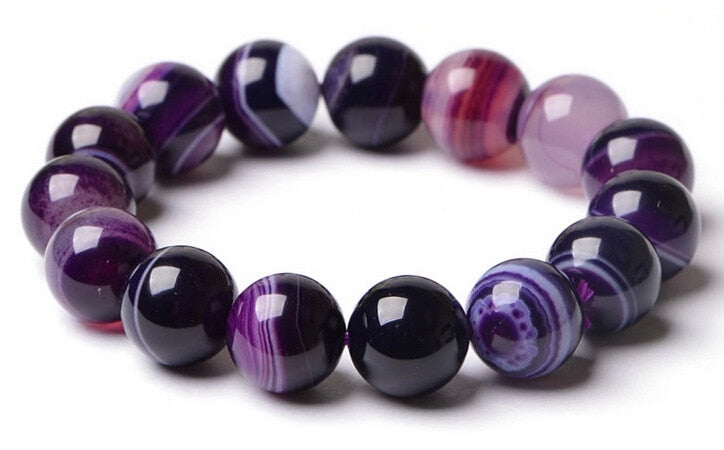 Purple Onyx Bracelets