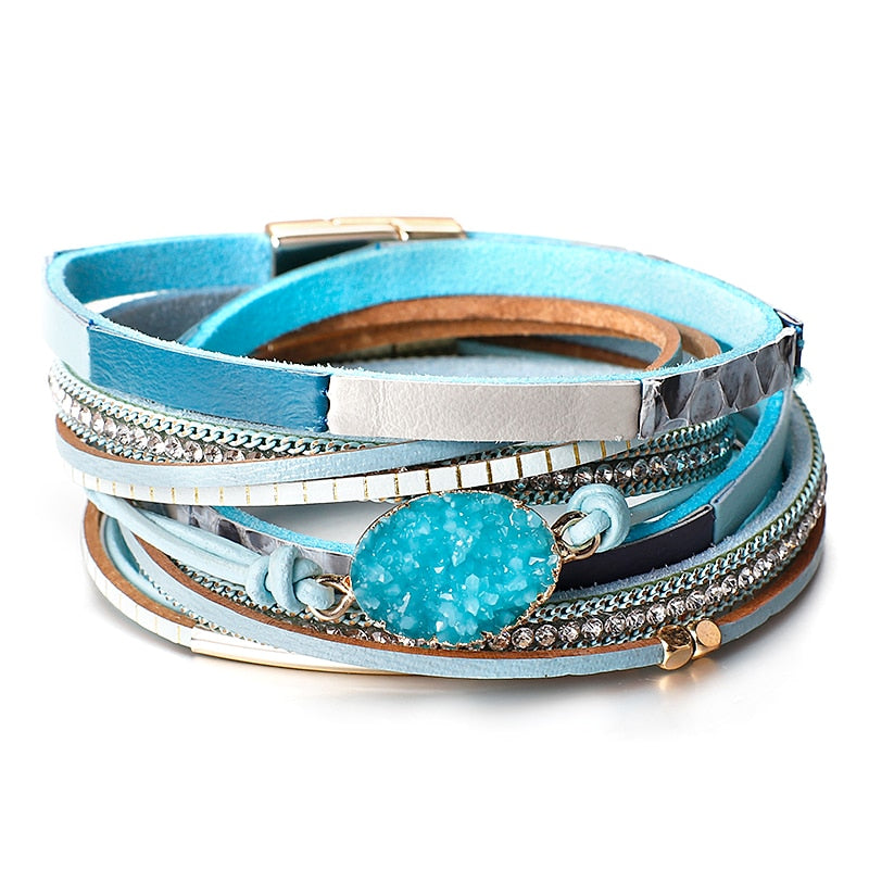 Jewellery - Multilayer Genuine Leather Bracelets