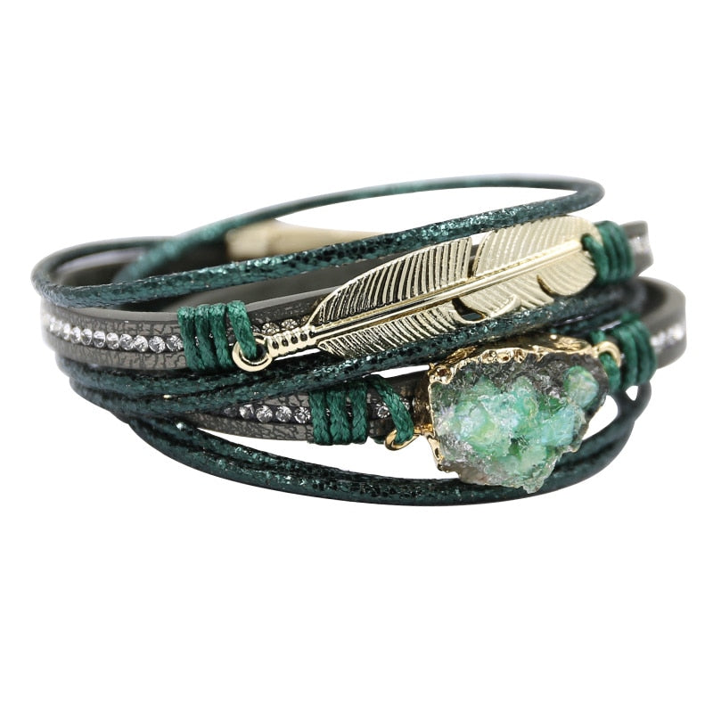Jewellery - Leather Vintage Charm bracelets