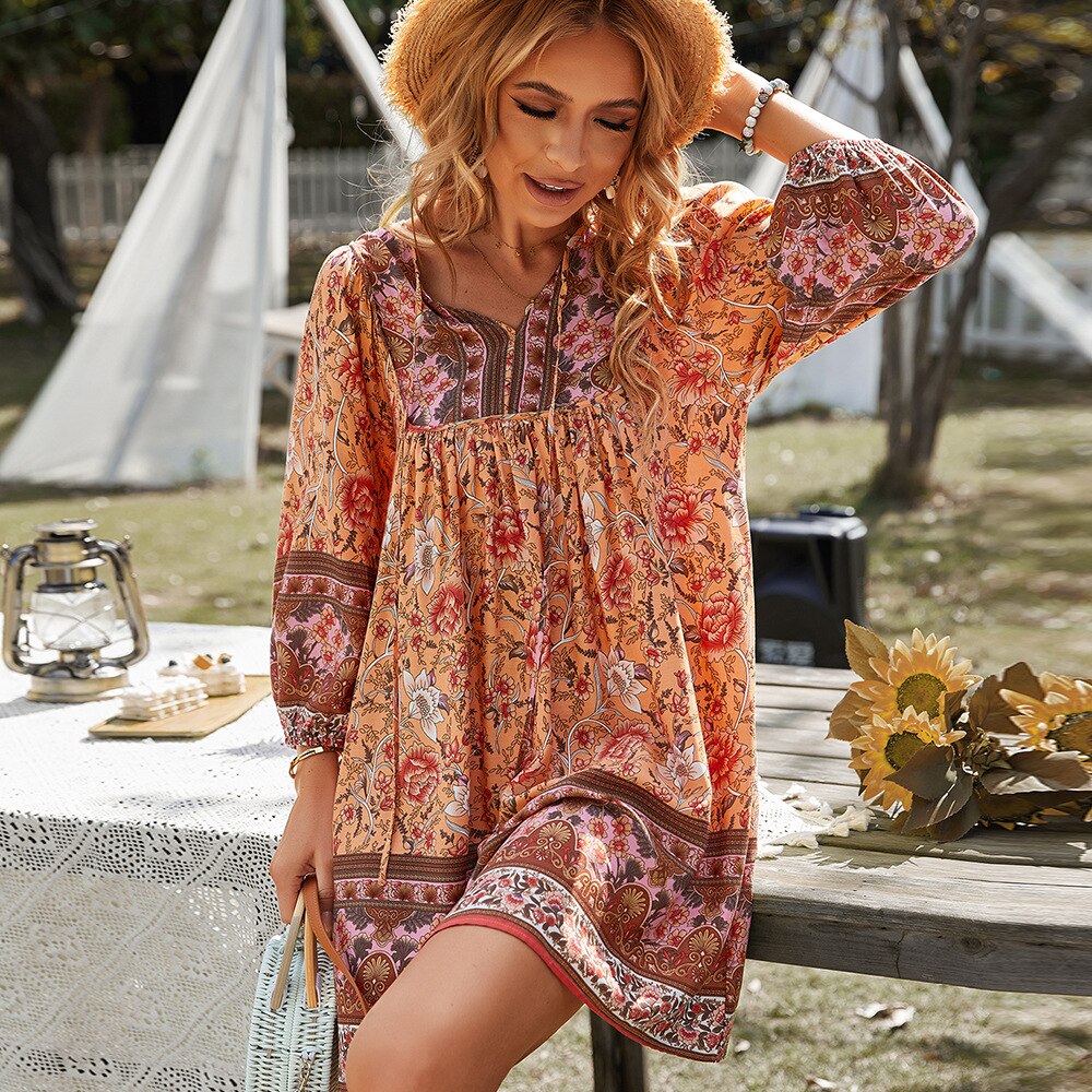 CARRIE Boho Chic Loose Summer Dress