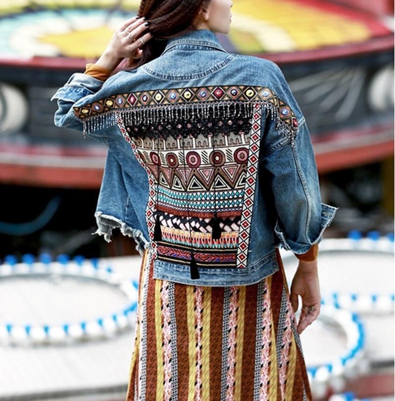 Boho shop denim jacket