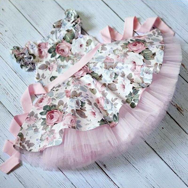 Floral Baby Girls Dress - BohoDreaming