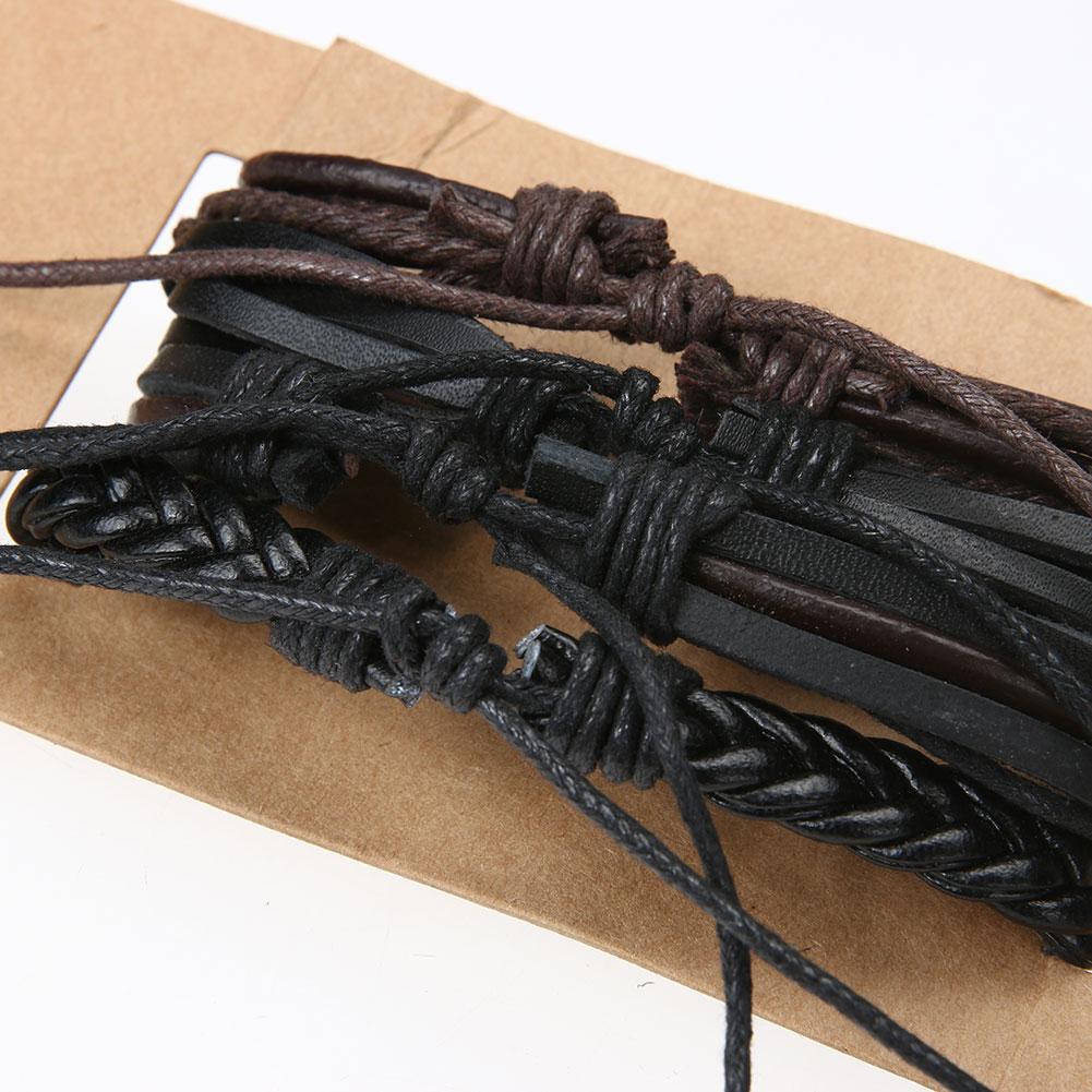 Handmade Boho Braided Rope Bracelet Set (4pcs/set) - BohoDreaming