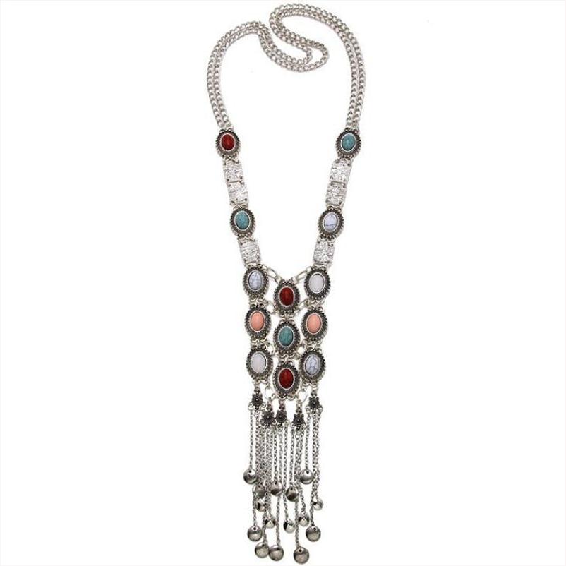 Jewellery - Bohemia Long Tassel Pendant - BohoDreaming