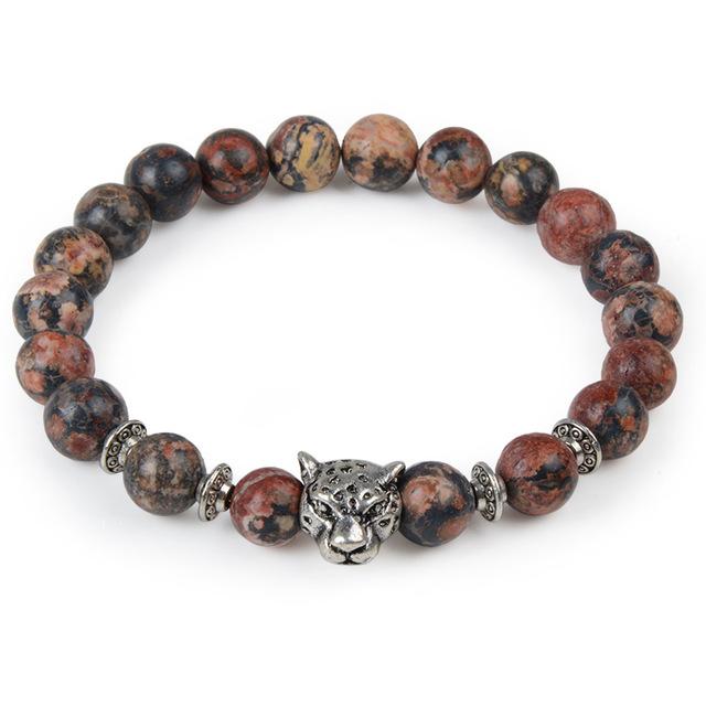 Jewellery - Owl Natural Stone Yoga Bracelet - BohoDreaming