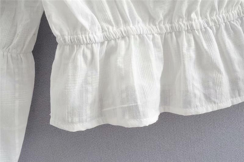LADYBUG white bohemian blouse - BohoDreaming