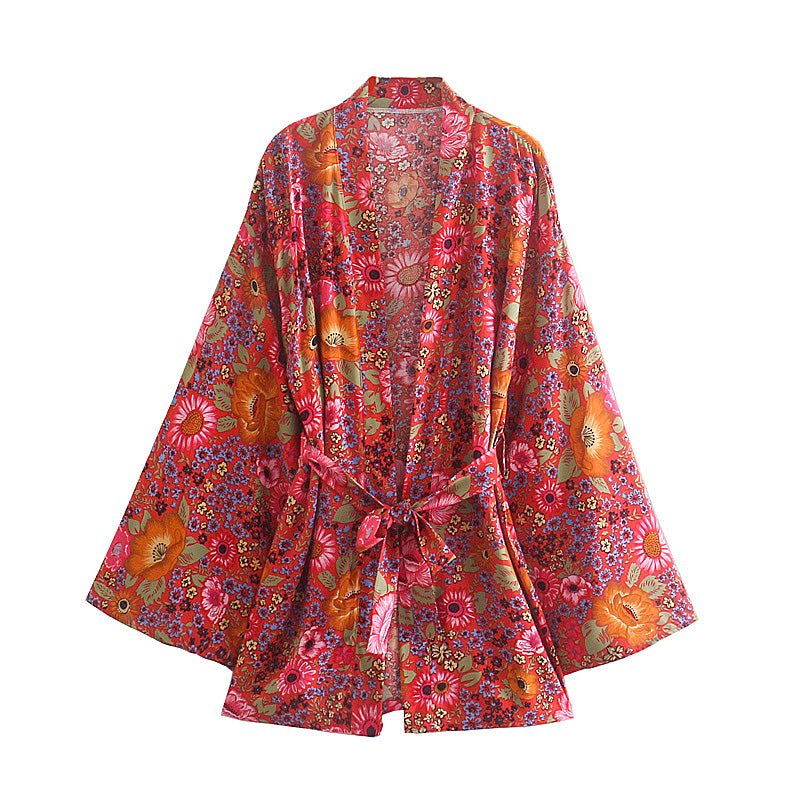 ROMANY Boho Short Robe Kimono - BohoDreaming