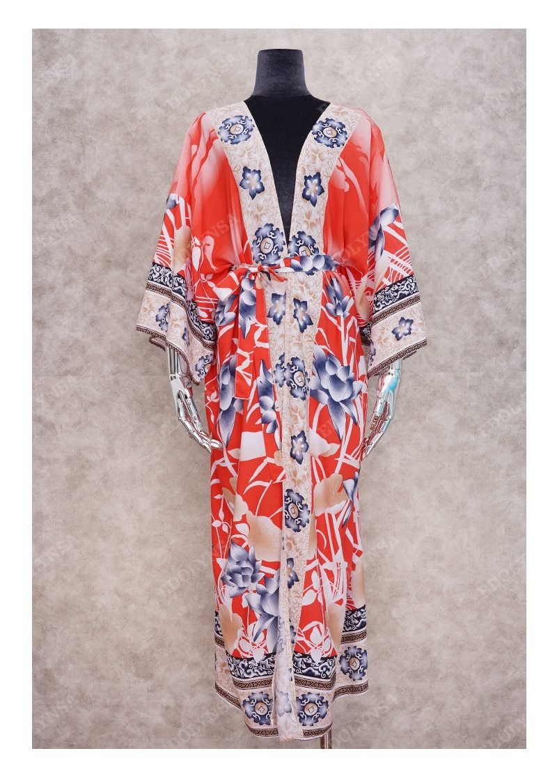 SERENA Bohemian Printed Kimono (One Size) - BohoDreaming