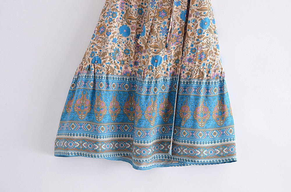 SOPHIA Bohemian Chic Wrap Mini Dress - BohoDreaming