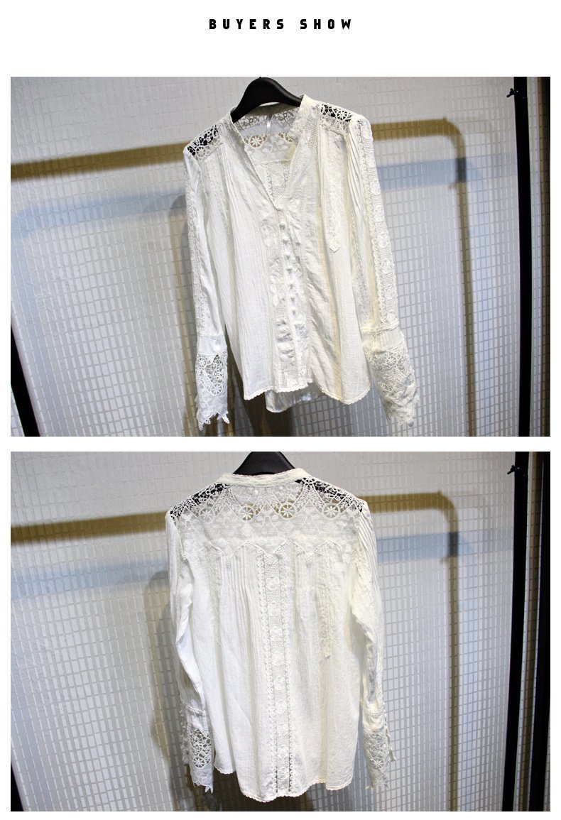 TARA - Bohemian Casual Loose Cotton Shirt - BohoDreaming