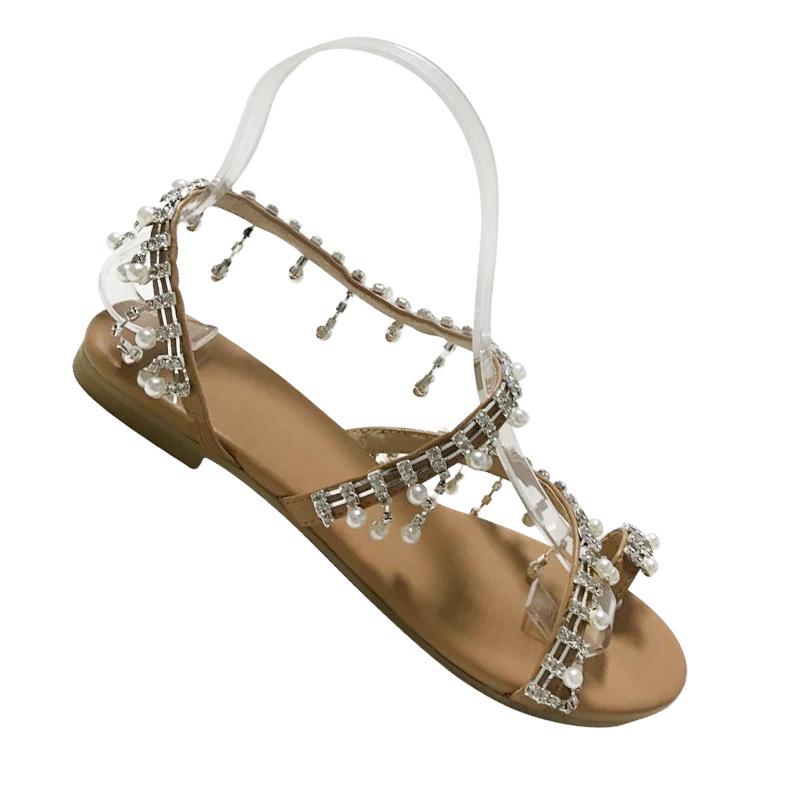 TERESA - Boho Sandals with Beading - BohoDreaming